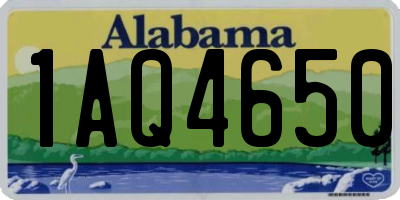 AL license plate 1AQ4650