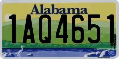 AL license plate 1AQ4651