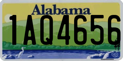 AL license plate 1AQ4656