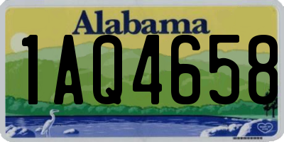 AL license plate 1AQ4658