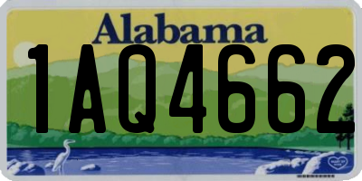 AL license plate 1AQ4662