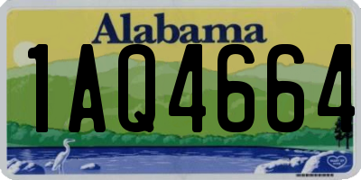 AL license plate 1AQ4664