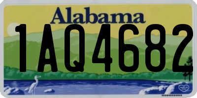 AL license plate 1AQ4682