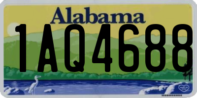 AL license plate 1AQ4688