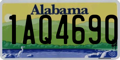 AL license plate 1AQ4690