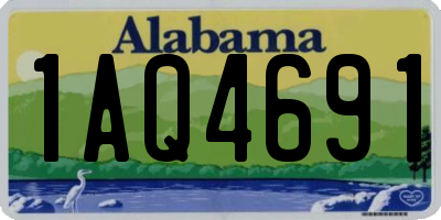 AL license plate 1AQ4691