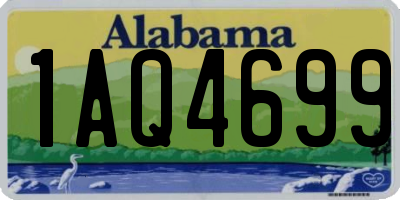 AL license plate 1AQ4699