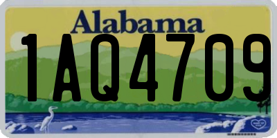 AL license plate 1AQ4709