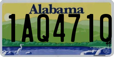 AL license plate 1AQ4710