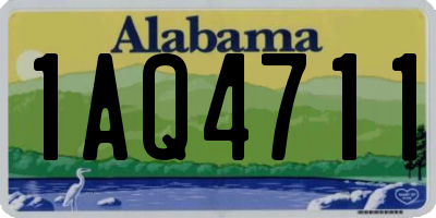 AL license plate 1AQ4711