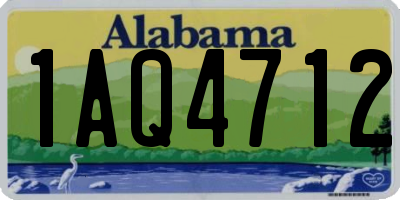 AL license plate 1AQ4712