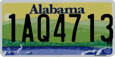 AL license plate 1AQ4713