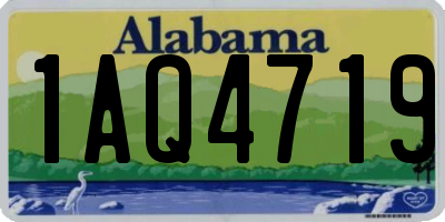 AL license plate 1AQ4719