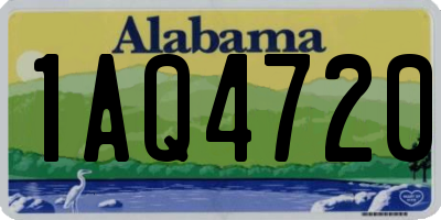 AL license plate 1AQ4720
