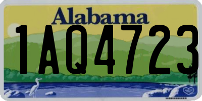 AL license plate 1AQ4723