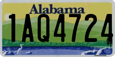 AL license plate 1AQ4724