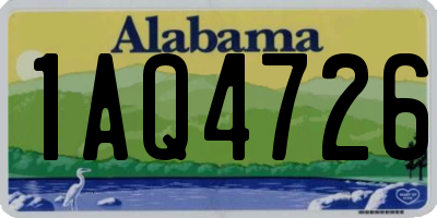AL license plate 1AQ4726