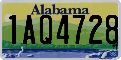AL license plate 1AQ4728