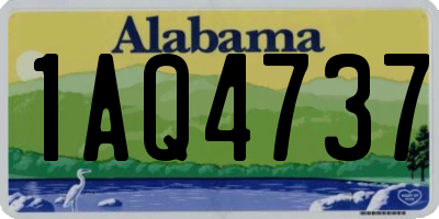 AL license plate 1AQ4737