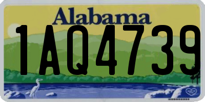 AL license plate 1AQ4739