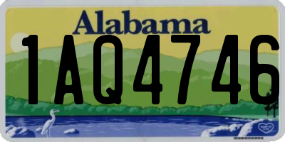 AL license plate 1AQ4746