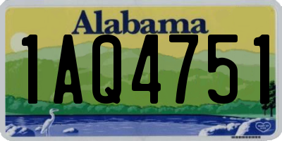 AL license plate 1AQ4751