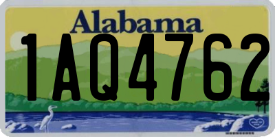 AL license plate 1AQ4762