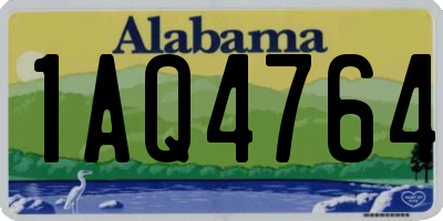 AL license plate 1AQ4764