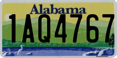 AL license plate 1AQ4767