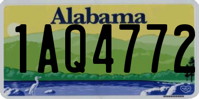 AL license plate 1AQ4772