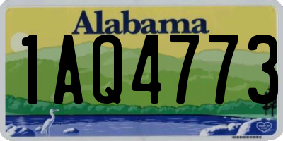 AL license plate 1AQ4773