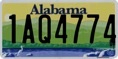 AL license plate 1AQ4774