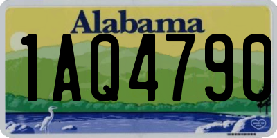 AL license plate 1AQ4790