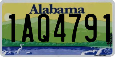 AL license plate 1AQ4791