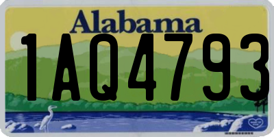 AL license plate 1AQ4793