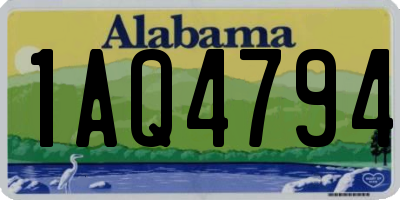 AL license plate 1AQ4794