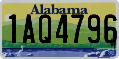 AL license plate 1AQ4796