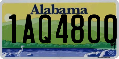 AL license plate 1AQ4800
