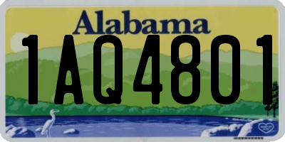 AL license plate 1AQ4801