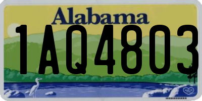 AL license plate 1AQ4803