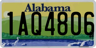 AL license plate 1AQ4806