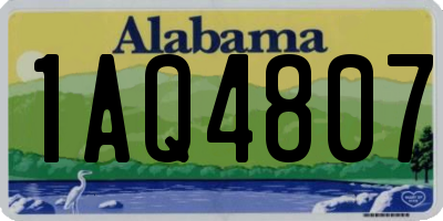 AL license plate 1AQ4807