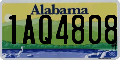 AL license plate 1AQ4808