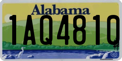 AL license plate 1AQ4810