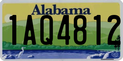 AL license plate 1AQ4812
