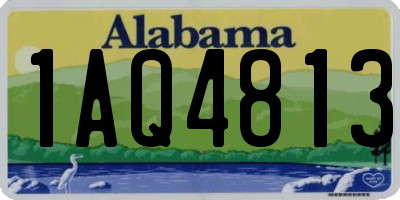 AL license plate 1AQ4813