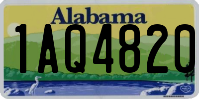 AL license plate 1AQ4820