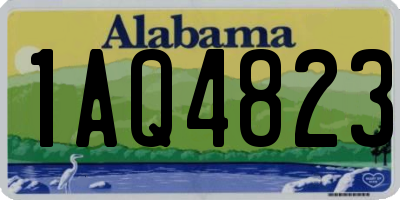 AL license plate 1AQ4823