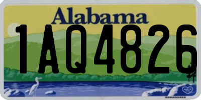 AL license plate 1AQ4826