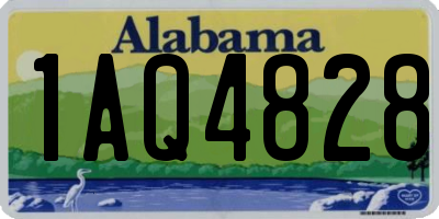 AL license plate 1AQ4828